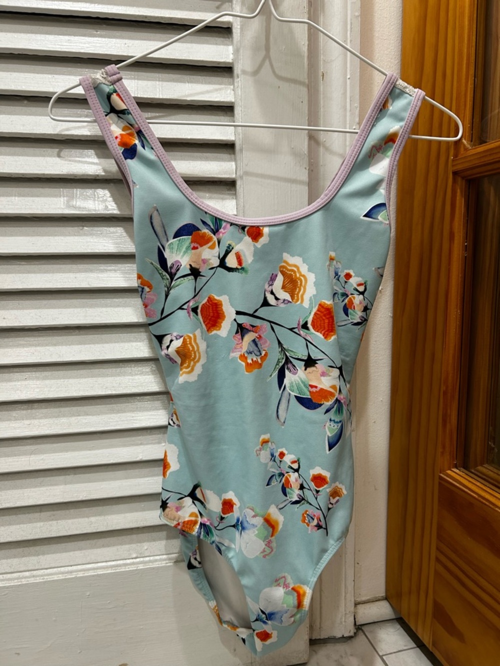 Floral Mint & Lace Elevé Dancewear Ballet Leotard